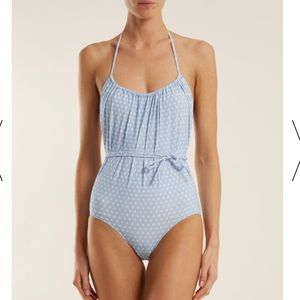 Lisa Marie Fernandez Charlotte polka dot one piece